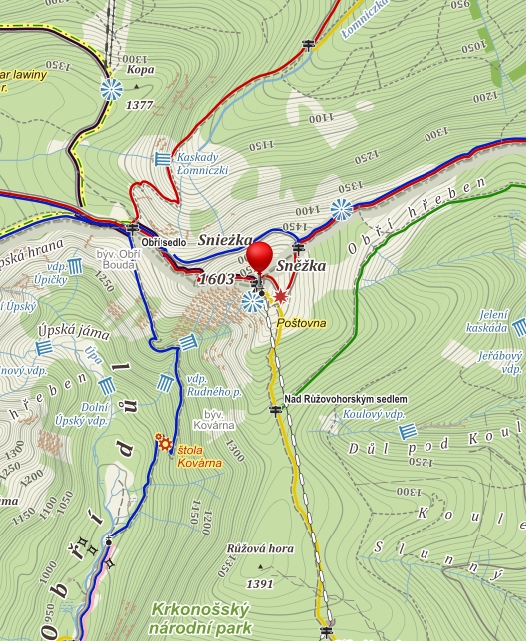Česká Poštovna na Sněžce - Pec pod Sněžkou, Krkonoše